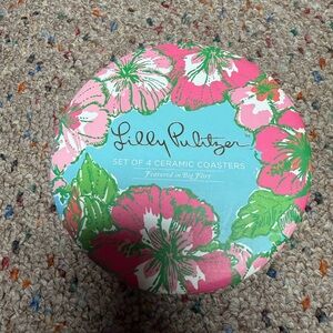 Lilly Pulitzer Vibrant Floral Coasters